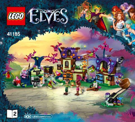 Building Instructions - LEGO - Elves - 41185 - Magic Rescue from the Goblin Village: Page 1