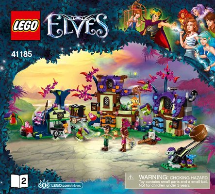 Building Instructions - LEGO - Elves - 41185 - Magic Rescue from the Goblin Village: Page 1