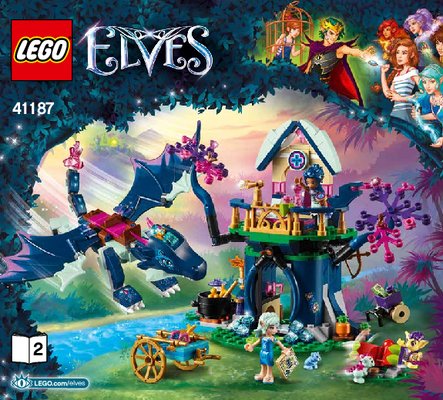 Building Instructions - LEGO - Elves - 41187 - Rosalyn's Healing Hideout: Page 1