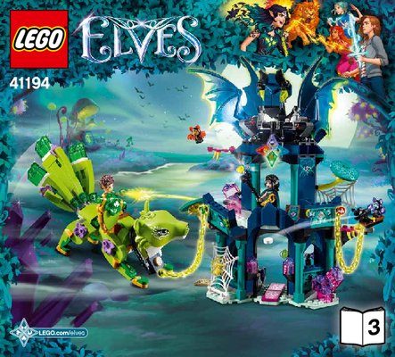 Building Instructions - LEGO - Elves - 41194 - Noctura's Tower & the Earth Fox Rescue: Page 1