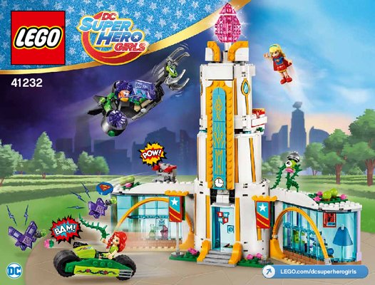 Building Instructions - LEGO - DC Super Hero Girls - 41232 - Super Hero High School: Page 1