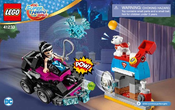 Building Instructions - LEGO - DC Super Hero Girls - 41233 - Lashina™ Tank: Page 1