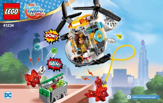 Building Instructions - LEGO - DC Super Hero Girls - 41234 - Bumblebee™ Helicopter: Page 1