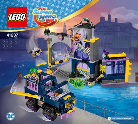 Building Instructions - LEGO - DC Super Hero Girls - 41237 - Batgirl™ Secret Bunker: Page 1