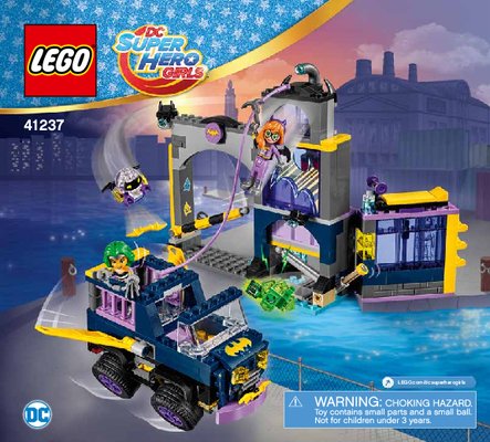 Building Instructions - LEGO - DC Super Hero Girls - 41237 - Batgirl™ Secret Bunker: Page 1