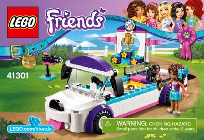 Building Instructions - LEGO - Friends - 41301 - Puppy Parade: Page 1