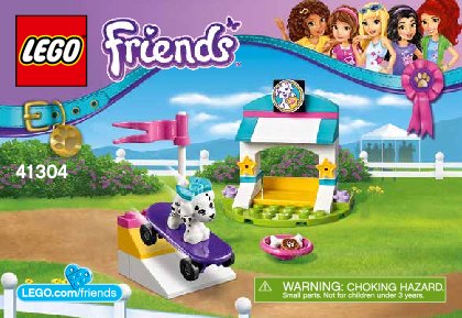 Building Instructions - LEGO - Friends - 41304 - Puppy Treats & Tricks: Page 1