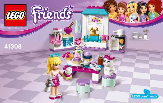 Building Instructions - LEGO - Friends - 41308 - Stephanie's Friendship Cakes: Page 1