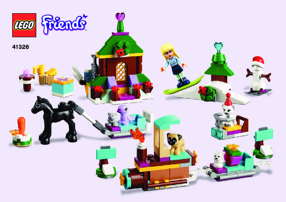 Building Instructions - LEGO - Friends - 41326 - LEGO® Friends Advent Calendar: Page 1