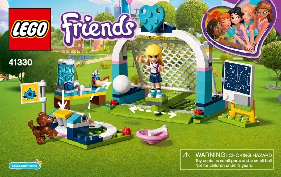 Building Instructions - LEGO - Friends - 41330 - Stephanie's Soccer Practice: Page 1