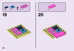 Building Instructions - LEGO - 41357 - Olivia's Heart Box: Page 20