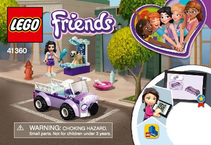 Lego friends emma's mobile vet clinic instructions hot sale