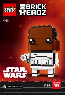 Building Instructions - LEGO - BrickHeadz - 41485 - Finn: Page 1