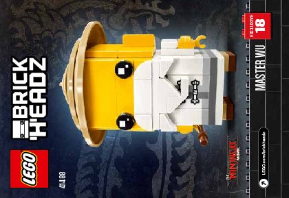 Building Instructions - LEGO - BrickHeadz - 41488 - Master Wu: Page 1