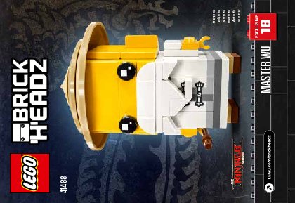 Building Instructions - LEGO - BrickHeadz - 41488 - Master Wu: Page 1