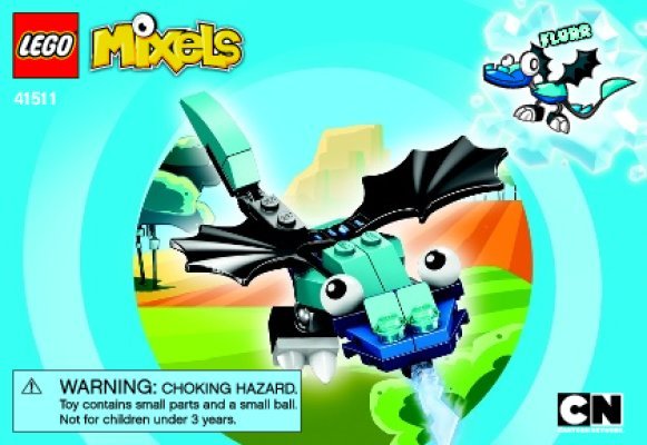 Building Instructions - LEGO - Mixels - 41511 - FLURR: Page 1