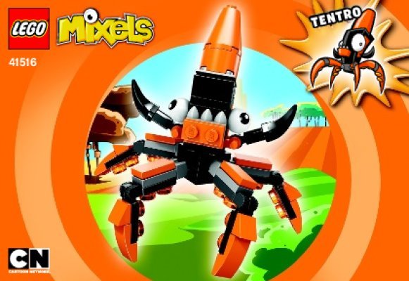 Building Instructions - LEGO - Mixels - 41516 - TENTRO: Page 1