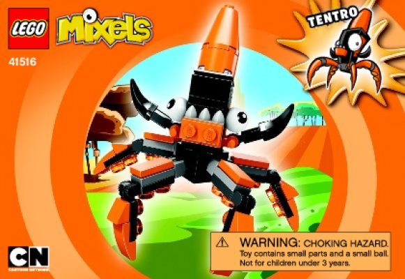 Building Instructions - LEGO - Mixels - 41516 - TENTRO: Page 1