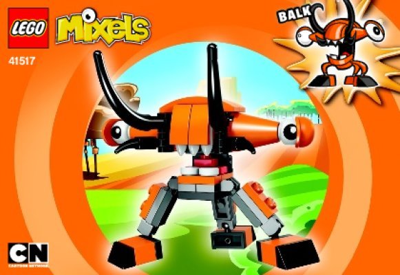 Building Instructions - LEGO - Mixels - 41517 - BALK: Page 1