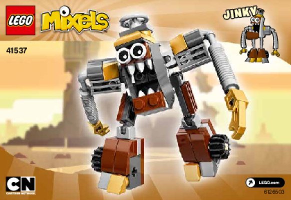 Building Instructions - LEGO - Mixels - 41537 - Jinky: Page 1