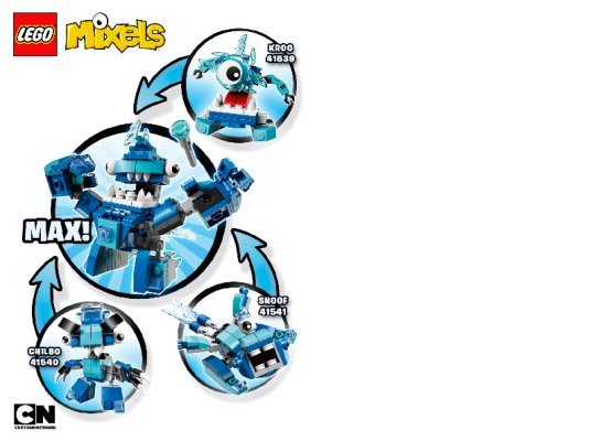 Building Instructions - LEGO - Mixels - 41539 - Krog: Page 1