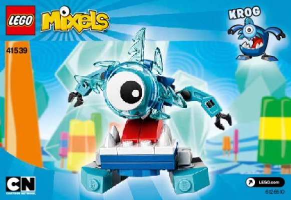 Building Instructions - LEGO - Mixels - 41539 - Krog: Page 1