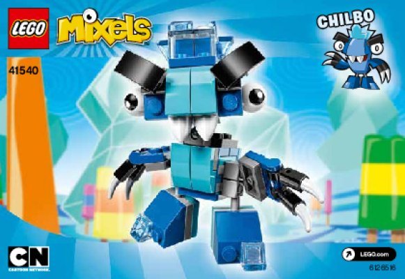 Building Instructions - LEGO - Mixels - 41540 - Chilbo: Page 1