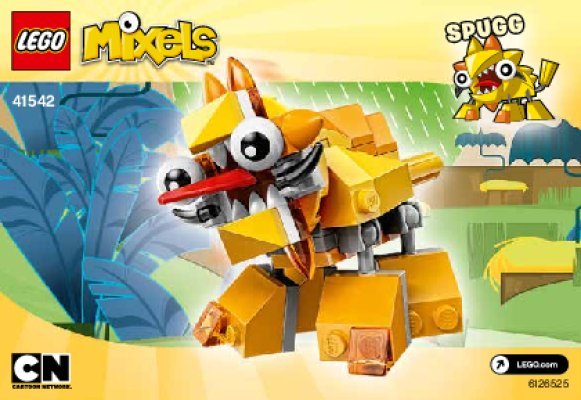 Building Instructions - LEGO - Mixels - 41542 - Spugg: Page 1