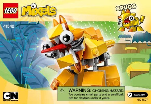 Building Instructions - LEGO - Mixels - 41542 - Spugg: Page 1