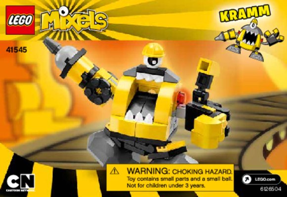 Building Instructions - LEGO - Mixels - 41545 - Kramm: Page 1