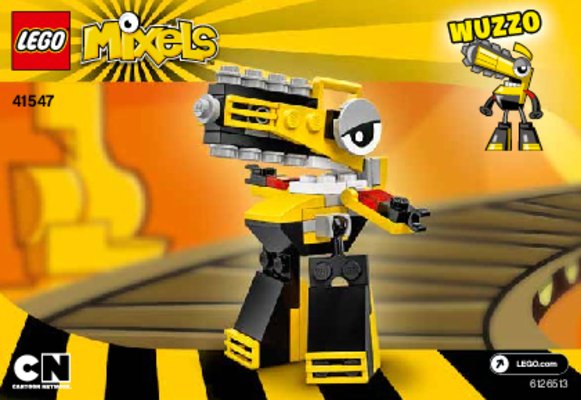 Building Instructions - LEGO - Mixels - 41547 - Wuzzo: Page 1