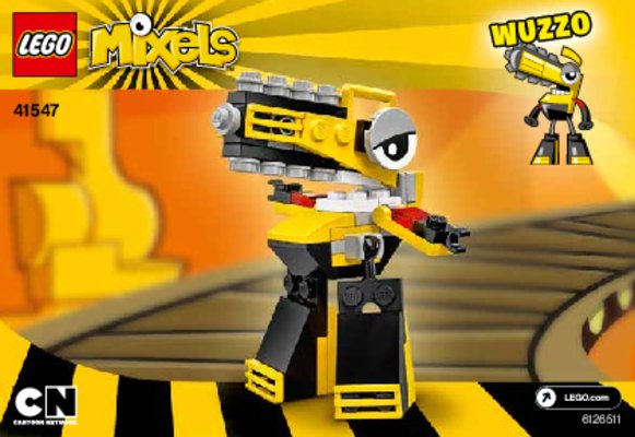 Building Instructions - LEGO - Mixels - 41547 - Wuzzo: Page 1