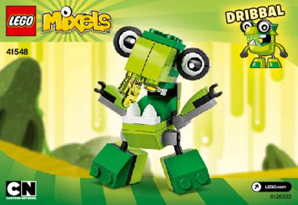 Building Instructions - LEGO - Mixels - 41548 - Dribbal: Page 1