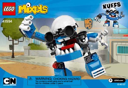 Building Instructions - LEGO - Mixels - 41554 - Kuffs: Page 1