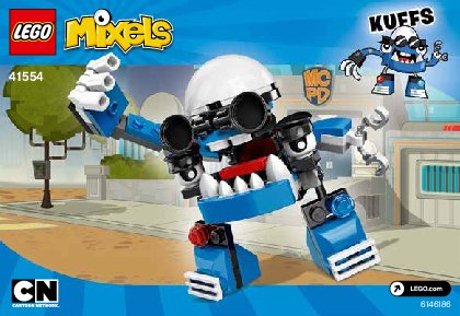 Building Instructions - LEGO - Mixels - 41554 - Kuffs: Page 1