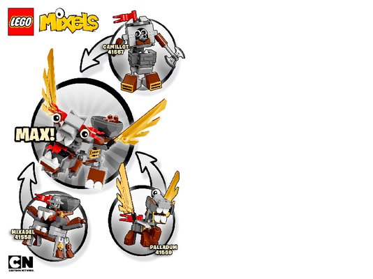 Building Instructions - LEGO - Mixels - 41557 - Camillot: Page 1