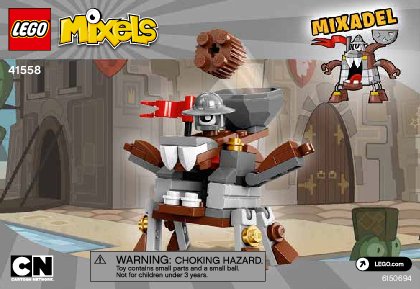 Building Instructions - LEGO - Mixels - 41558 - Mixadel: Page 1