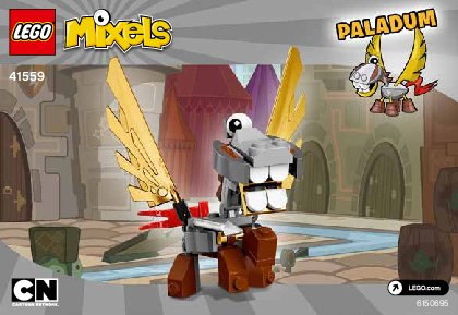 Building Instructions - LEGO - Mixels - 41559 - Paladum: Page 1