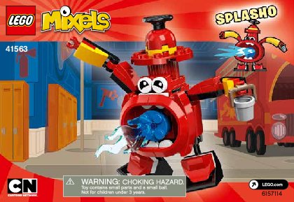 Building Instructions - LEGO - Mixels - 41563 - Splasho: Page 1