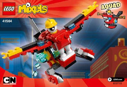 Building Instructions - LEGO - Mixels - 41564 - Aquad: Page 1