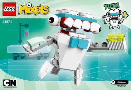 Building Instructions - LEGO - Mixels - 41571 - Tuth: Page 1