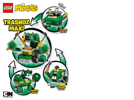 Building Instructions - LEGO - Mixels - 41572 - Gobbol: Page 1