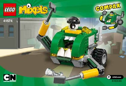 Building Instructions - LEGO - Mixels - 41574 - Compax: Page 1