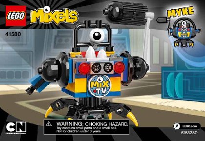 Building Instructions - LEGO - Mixels - 41580 - Myke: Page 1