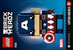 Building Instructions - LEGO - BrickHeadz - 41589 - Captain America: Page 1