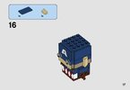 Building Instructions - LEGO - BrickHeadz - 41589 - Captain America: Page 17