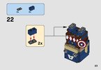 Building Instructions - LEGO - BrickHeadz - 41589 - Captain America: Page 23