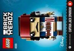 Building Instructions - LEGO - BrickHeadz - 41593 - Captain Jack Sparrow: Page 1