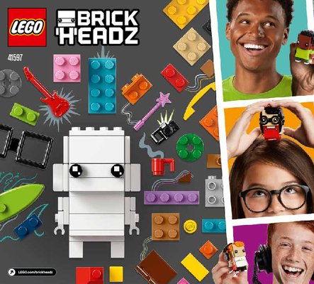 Building Instructions - LEGO - BrickHeadz - 41597 - Go Brick Me: Page 1