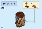 Building Instructions - LEGO - BrickHeadz - 41609 - Chewbacca™: Page 20